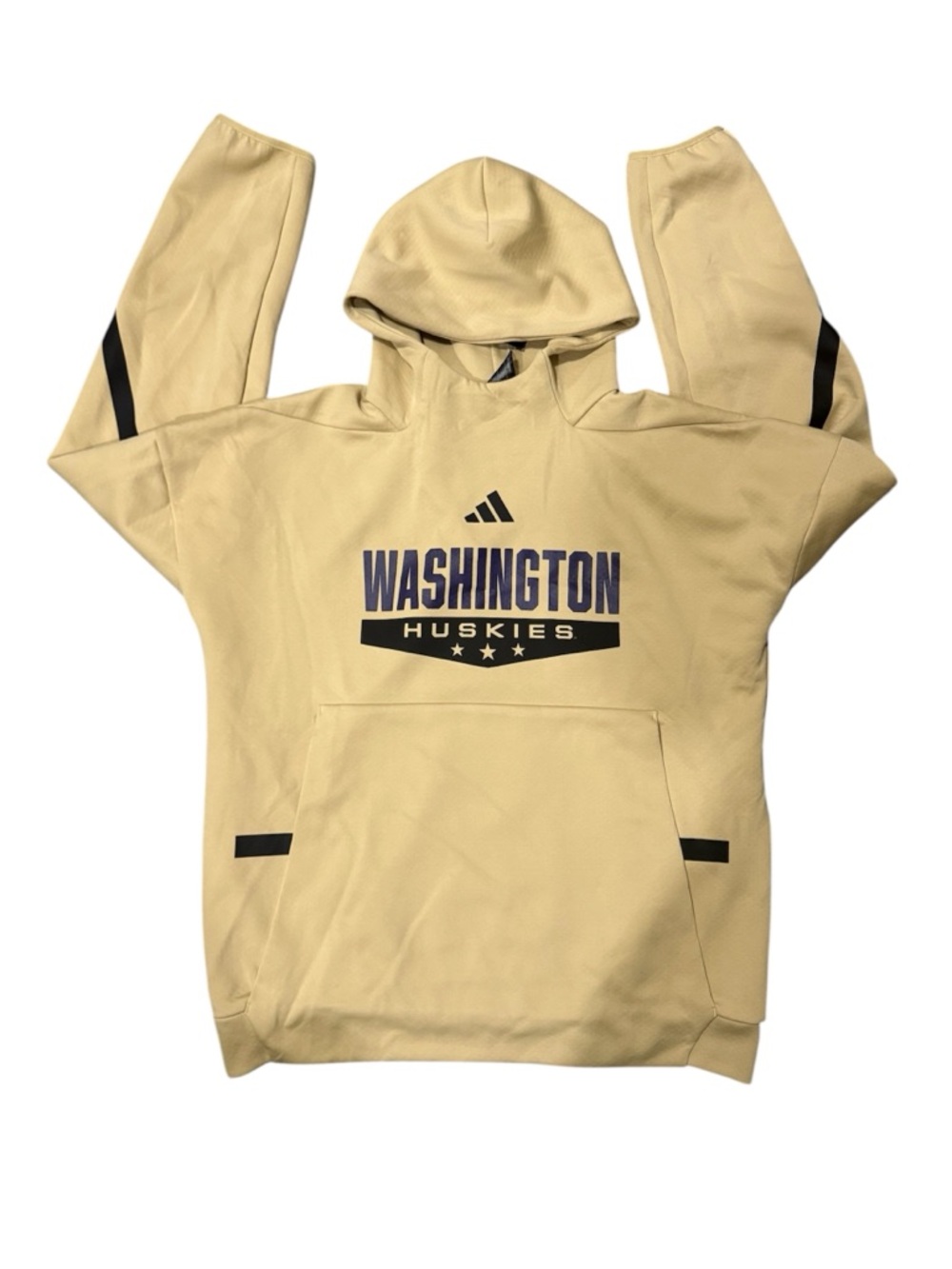 UW Washington Huskies Dawgs Adidas ZNE Hoodie Sweatshirt Men's Size Large KA8311